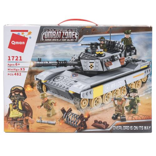 Конструктор Qman, 482 детали, 1721 Qman
