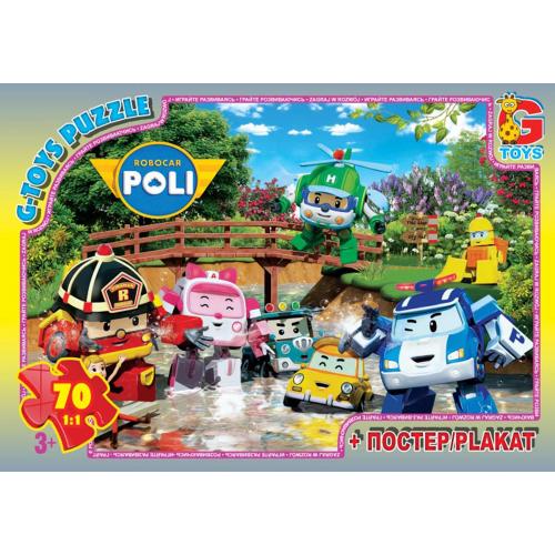 Пазлы из серии "Робокар Полли", 70 элементов, GP-RR067433