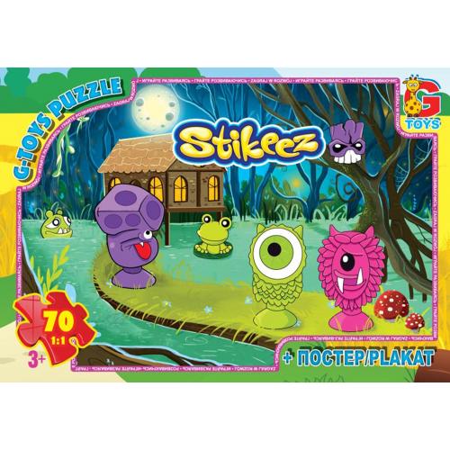 Пазлы из серии "Stikeez", 70 элементов, GP-ST008