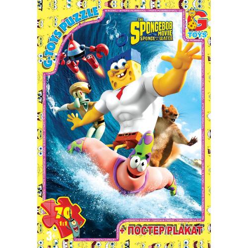 Пазлы из серии "Губка Боб", 70 элементов, GP-SP003