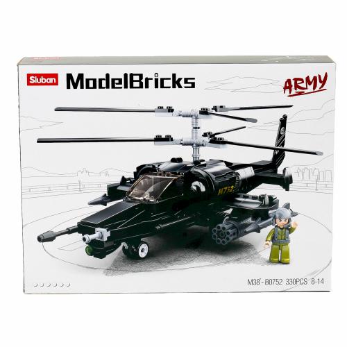 Конструктор SLUBAN, 330 деталей, M38-B0752