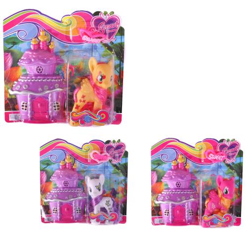 Фигурка Little Pony, 5 видов, на листе, Q1-AB-C-E-F-H