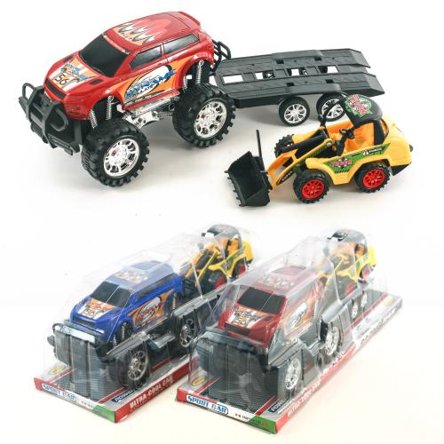 Джип инерционный с прицепом, 168-6-8