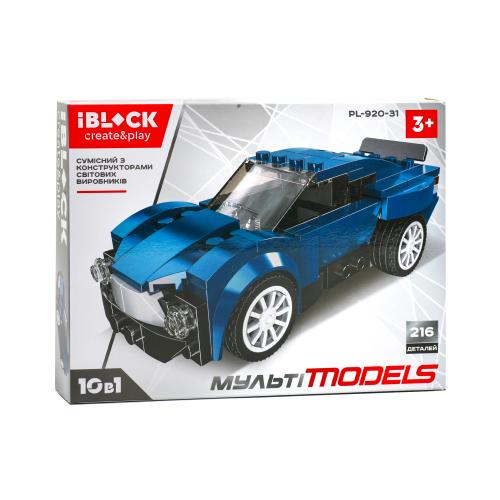 Конструктор IBLOCK Машинка 10 в 1, 7T-PL-920-31 Конструктор IBLOCK Машинка 10 в 1, 7T-PL-920-31