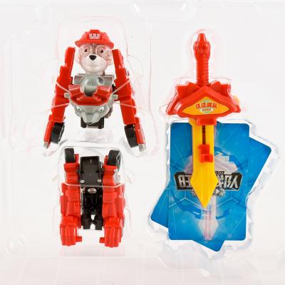 Трансформер ЩП, робот+машинка, JT5002-1-2-3-4