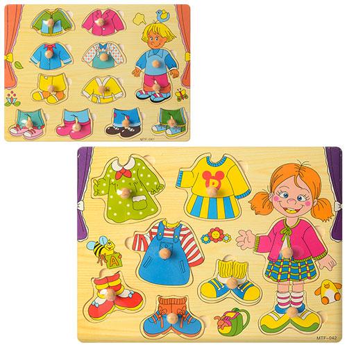 Деревянные вкладыши "Гардероб", в плёнке, MIF-041-042