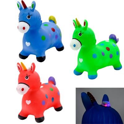 Прыгун резиновый, единорог, микс цветов, в кульке, SL-5-37