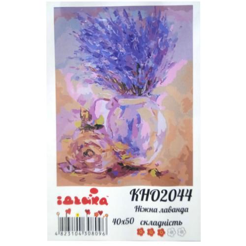 Набор для росписи по номерам "Нежная лаванда", 40х50 см, ID-KHO2044