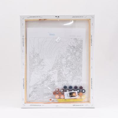 Набор для росписи по номерам "В красках ночного города", 40х50 см, ID-KHO2190