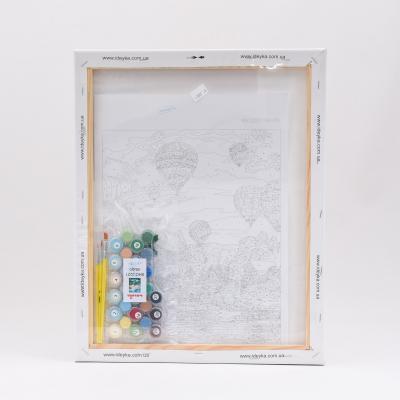 Набор для росписи по номерам "Воздушные шары", 40х50 см, ID-KHO2221