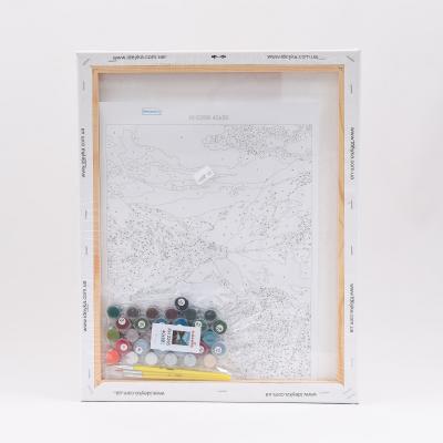 Набор для росписи по номерам "Красота Норвегии", 40х50 см, ID-KHO2256