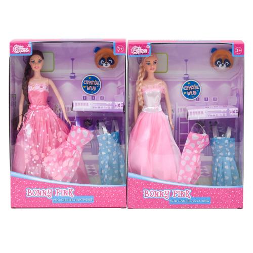 Лялька з нарядами, 28 см, лизун, мікс видів, в кор-ці, 6004GD-1