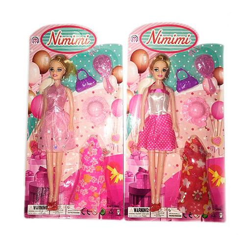 Кукла с нарядом, микс видов, на листе, 8868-3B