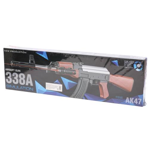 Автомат, пласт.пульки, в кор-ке, 338A Автомат, пласт.пульки, в кор-ке, 338A