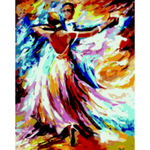 Набір для розпису за номерами "Вальс", ZB 64209 Набір для розпису за номерами "Вальс", ZB 64209