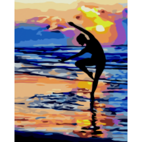 Набір для розпису за номерами "Пірует", ZB 64213