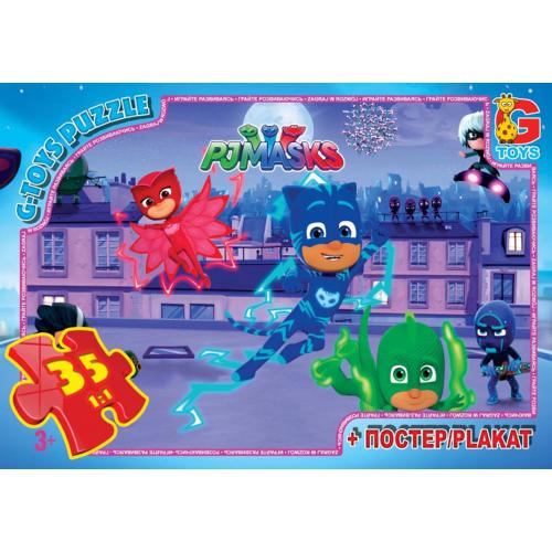 Пазлы из серии "PJ Masks", 35 элементов, GP-PGM08