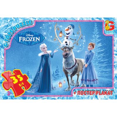 Пазлы из серии "Frozen", 35 елементов
