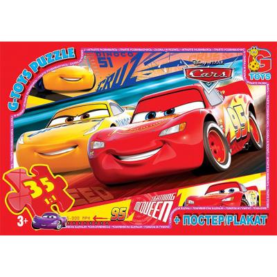 Пазлы из серии "Тачки", 35 элементов