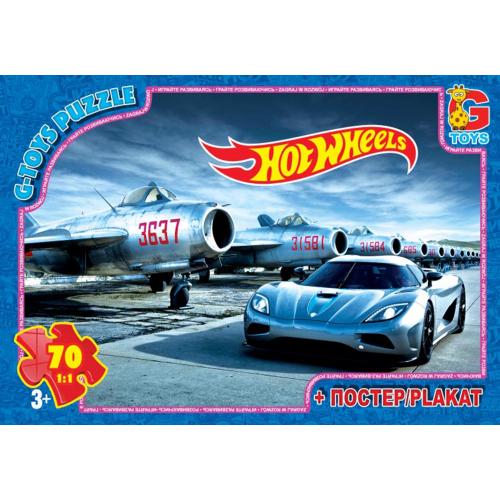 Пазлы из серии "Hot Wheels", 70 елементов, GP-FW710 Пазлы из серии "Hot Wheels", 70 елементов, GP-FW710