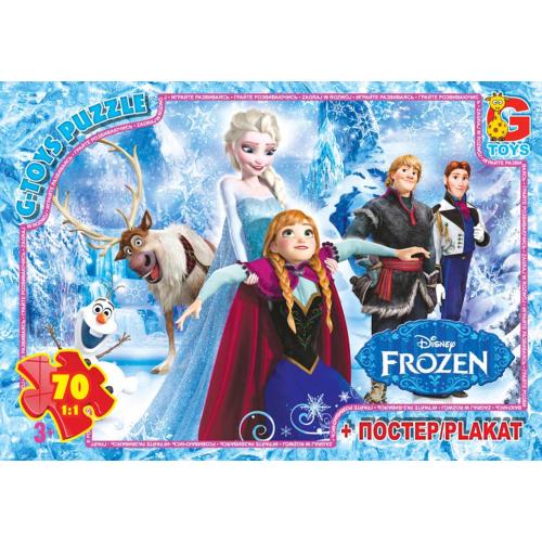 Пазлы из серии "Frozen", 70 элементов, GP-FR002