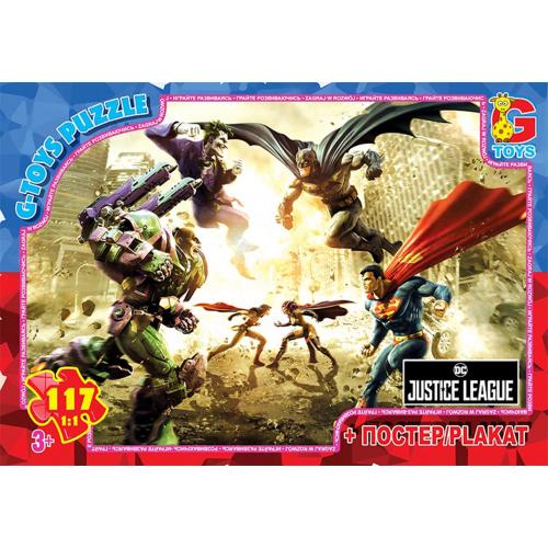 Пазлы из серии "Лига справедливости", 117 элементов, GP-JL03 Пазлы из серии "Лига справедливости", 117 элементов, GP-JL03