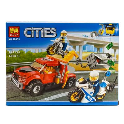 Конструктор BELA Cities "Побег на буксировщике",&nbsp;158 деталей, 10655