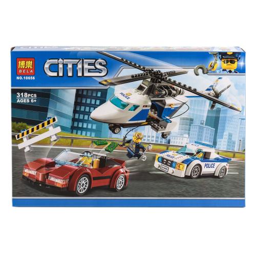 Конструктор BELA Cities "Погоня", 318 деталей, 10656
