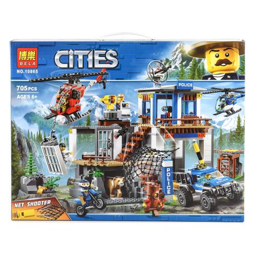Конструктор BELA Cities "Штаб-квартира горной полиции", 705 деталей, 10865