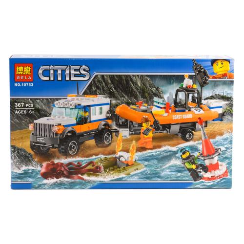 Конструктор BELA Cities "Команда быстрого реагирования", 367 деталей, BELA 10753