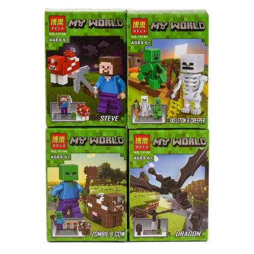 Конструктор BELA Minecraft "Мой мир" (4 вида), 10184-10187