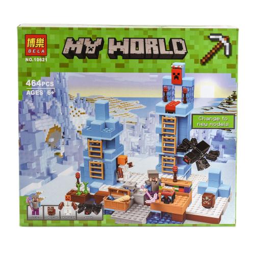 Конструктор BELA Minecraft "Ледяные шипы", 460 деталей, 10621