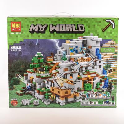 Конструктор BELA Minecraft "Горная пещера", 2886 деталей, 10735