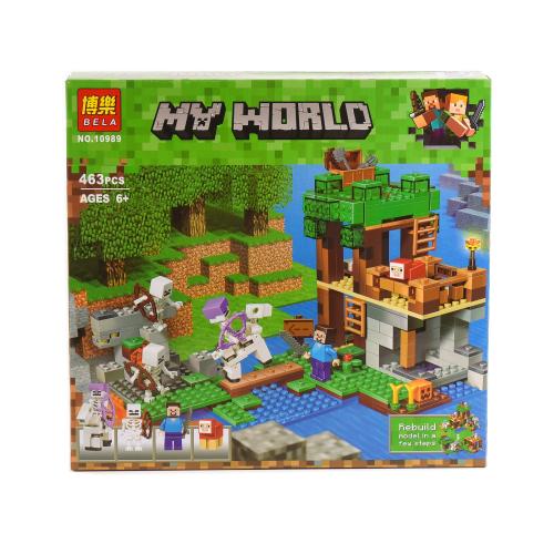 Конструктор BELA Minecraft "Нападение армии скелетов", 463 деталей, 10989
