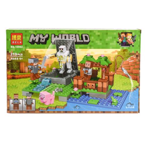 Конструктор BELA Minecraft "Голем на ферме", 219 деталей, 10962