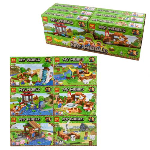 Конструктор BELA Minecraft "Мой мир" (6 видов), 126 дет., 10948-10953