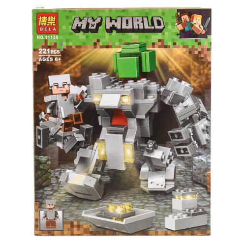 Конструктор BELA "Minecraft", 221 деталь, 11135