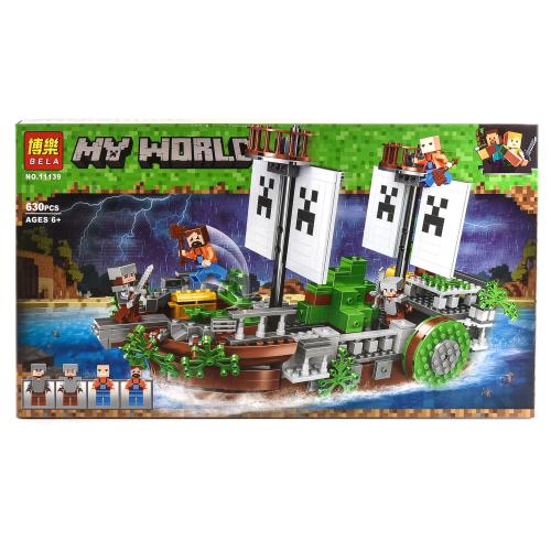 Конструктор BELA Minecraft "Битва на реке", 630 деталей, 11139