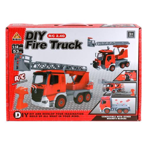 Машина-конструктор "Пожарный кран", BDL-809A