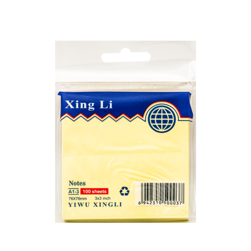 Стікер для нотатків 7,6 * 7,6 см, A 1-3 Стікер для нотатків 7,6 * 7,6 см, A 1-3