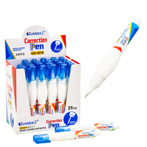 Коректор ручка GUANDA 7 ml, GD-2616 Коректор ручка GUANDA 7 ml, GD-2616