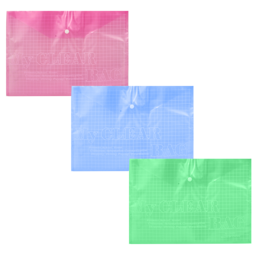 Папка офісна на кнопці A4, W-209FC Папка офісна на кнопці A4, W-209FC