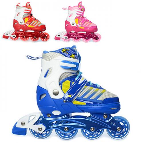 Ролики раздвижные, 3 цвета, в сумке, A 16109-M