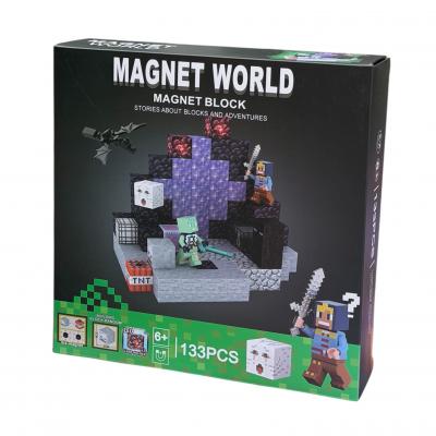 Конструктор магнітний MAGNET WORLD 140дет. Конструктор магнітний MAGNET WORLD 140дет.