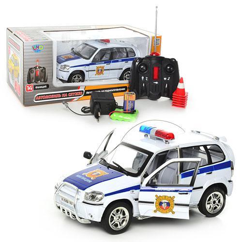 Полицейская машина, р/у, в кор-ке, 9125-5