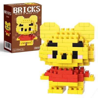 Конструктор піксельний "ВІННІ ПУХ" 6см, 560 деталей (300)