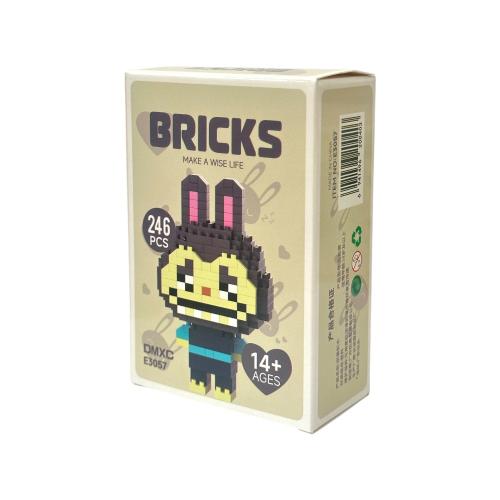 Конструктор піксельний, LABUBU 6см, 560 деталей (300), 3057-E