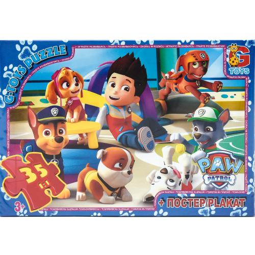 Пазлы из серии "Paw Patrol", 35 элементов, GP-PW0852 Пазлы из серии "Paw Patrol", 35 элементов, GP-PW0852