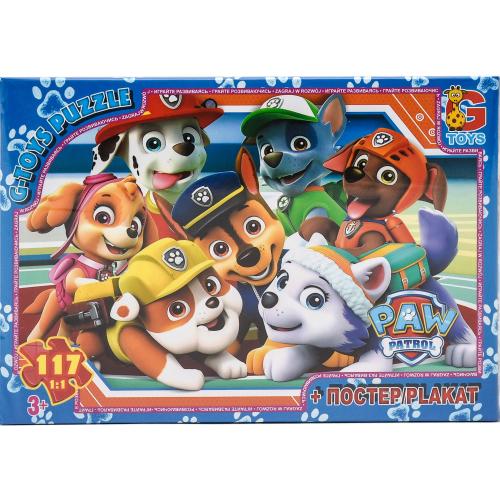 Пазлы из серии "Paw Patrol", 117 элементов, GP-PW0851