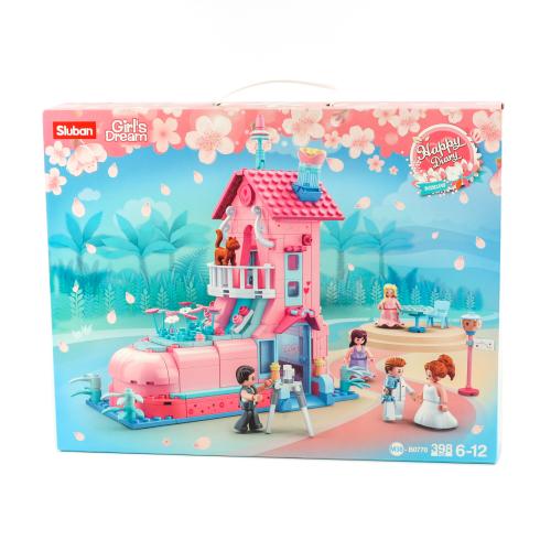 Конструктор SLUBAN, 398 деталей, M38-B0770